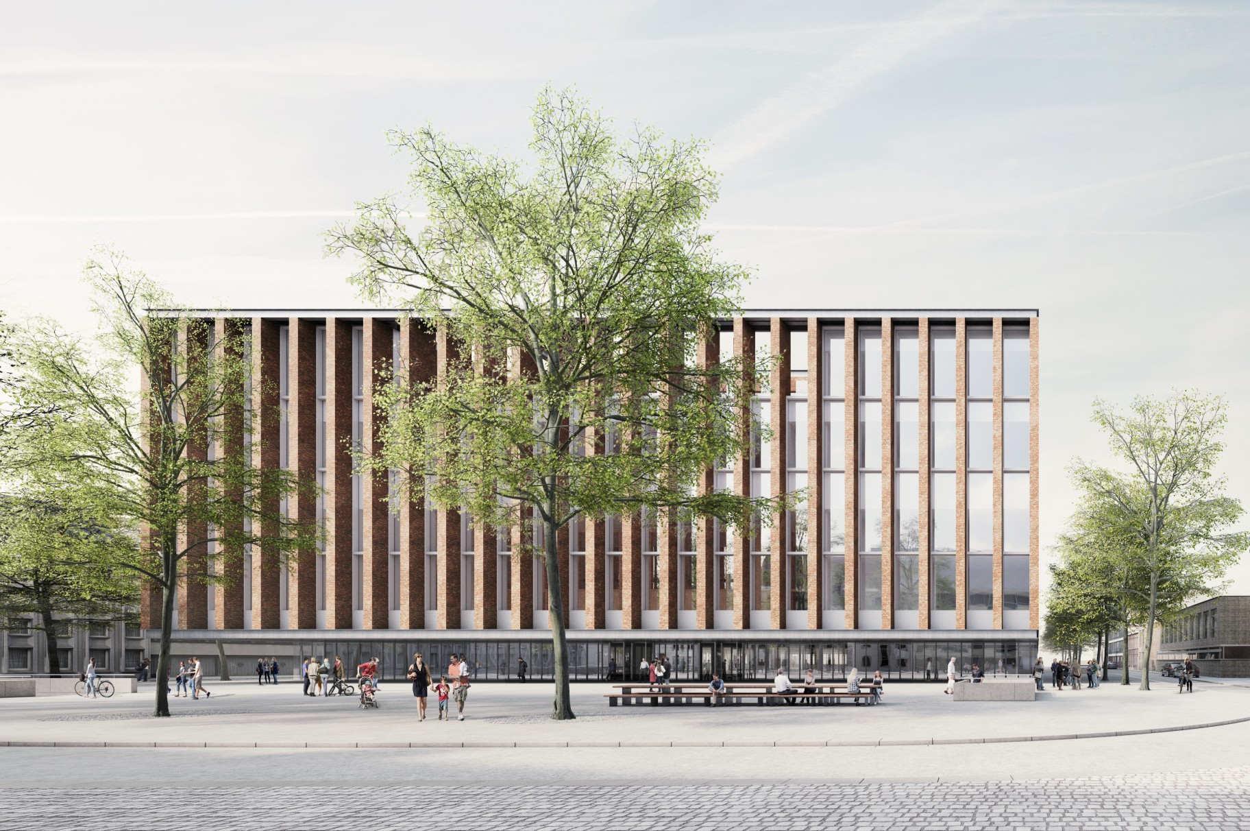 META and Eduardo Souto de Moura design the Beursplein & Congresgebouw urban renewal project in Bruges
