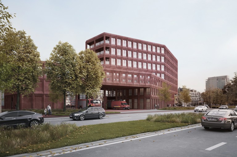 Kielsevest Fire Station and offices Antwerp