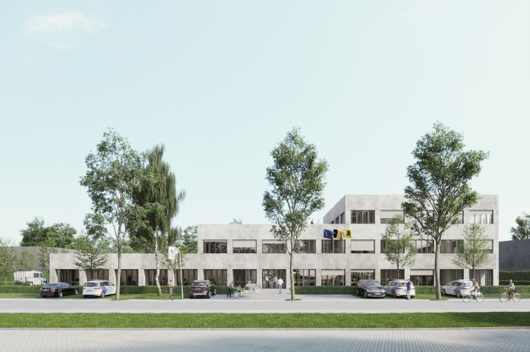 META architectuurbureau designs new central police building  Centraal Politiegebouw Kouter in Torhout