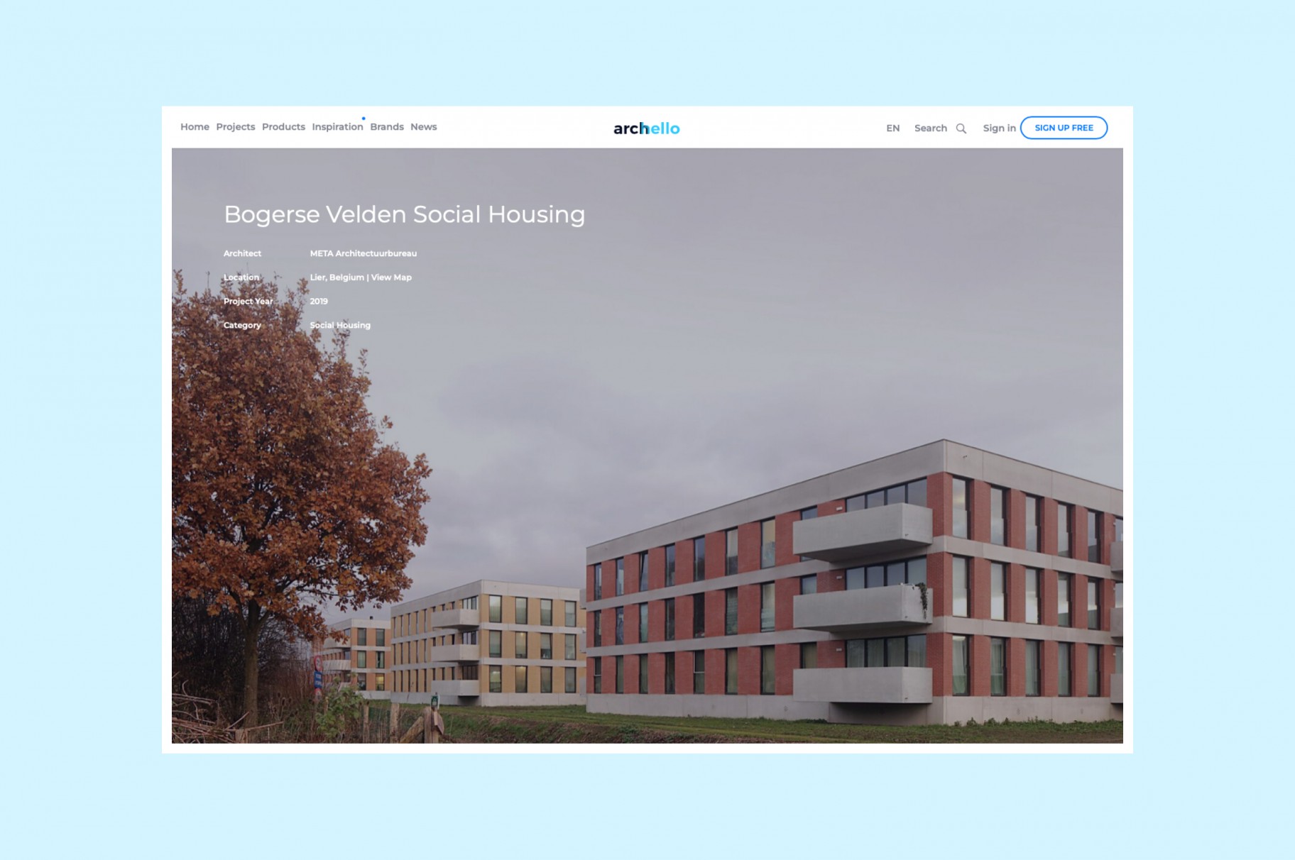 Bogerse Velden social housing Lier published online