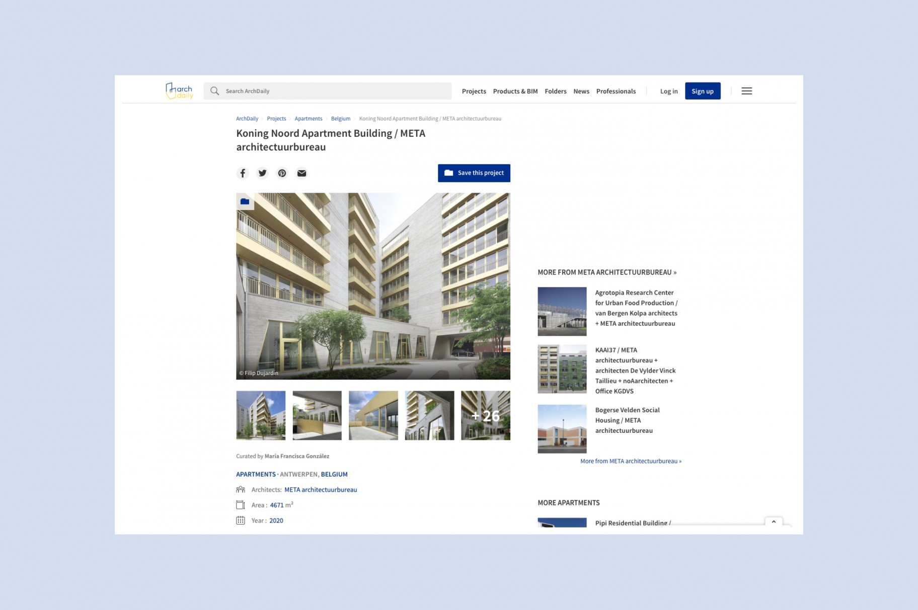 Appartementen Koning Noord Antwerpen online gepubliceerd