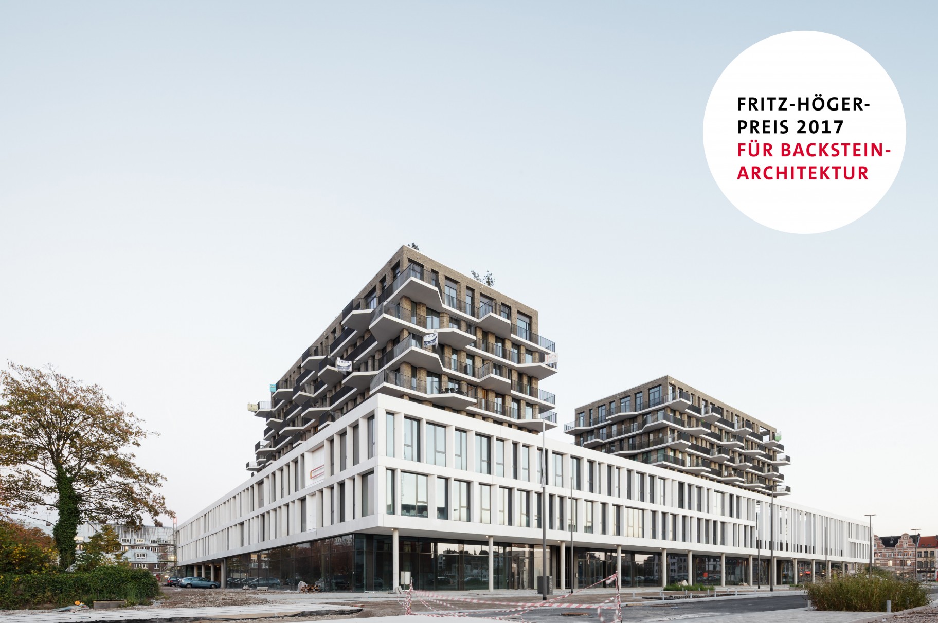 Cadiz Antwerp receives an honorable mention for the Fritz Höger Preis für Architektur 2017