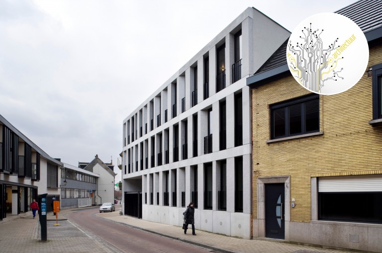 Oosterlinck Apartments Wetteren receives honorable mention at Provincial Architecture Awards Oost-Vlaanderen  2013