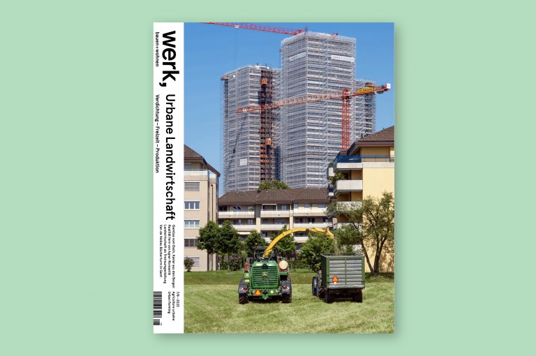 Le magazine suisse Werk, Bauen + Wohnen présente Agrotopia