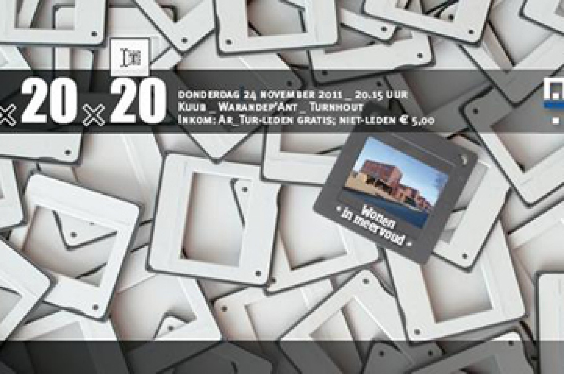 Niklaas Deboutte donne conférence '10x20x20: l'habition multiple'